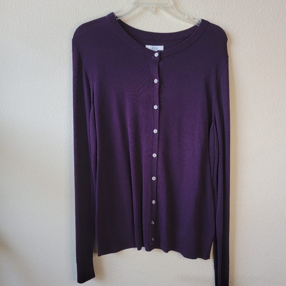 Croft & Barrow Purple Cardigan